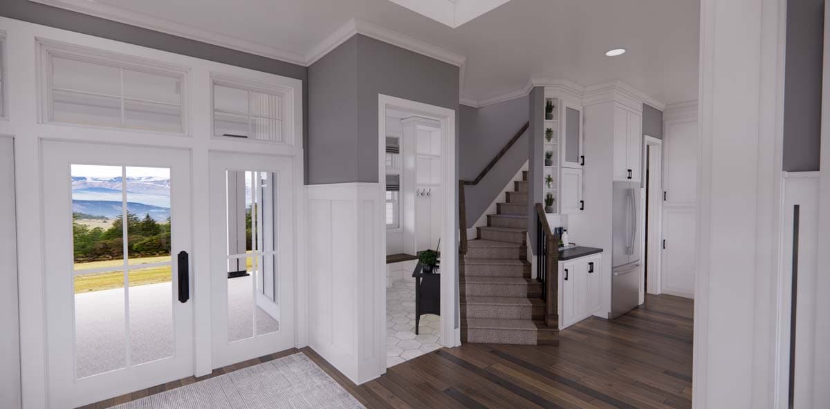 Plan 14785RK: One-Story Modern Farmhouse Plan with Bonus Above Garage - 2112 Sq Ft - Image #11 - Country, Farmhouse, Modern Farmhouse, New American, Ranch