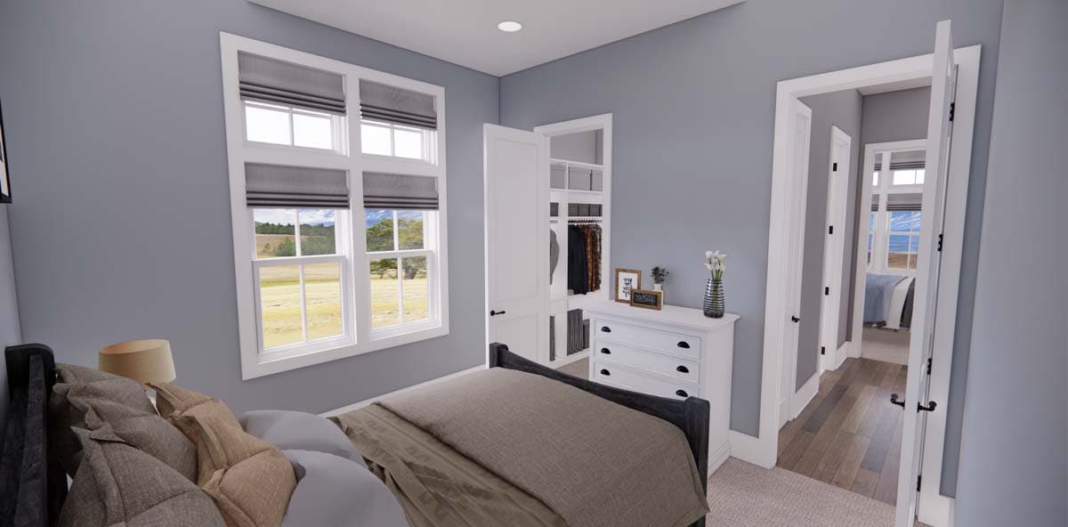 Plan 14785RK: One-Story Modern Farmhouse Plan with Bonus Above Garage - 2112 Sq Ft - Image #16 - Country, Farmhouse, Modern Farmhouse, New American, Ranch