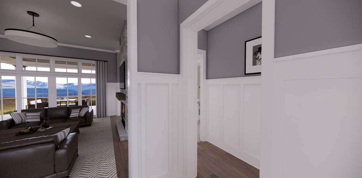 Plan 14785RK: One-Story Modern Farmhouse Plan with Bonus Above Garage - 2112 Sq Ft - Image #21 - Country, Farmhouse, Modern Farmhouse, New American, Ranch