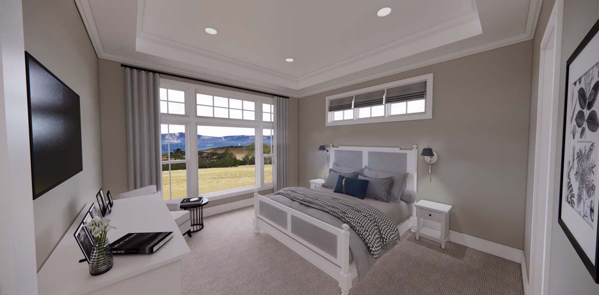Plan 14785RK: One-Story Modern Farmhouse Plan with Bonus Above Garage - 2112 Sq Ft - Image #22 - Country, Farmhouse, Modern Farmhouse, New American, Ranch