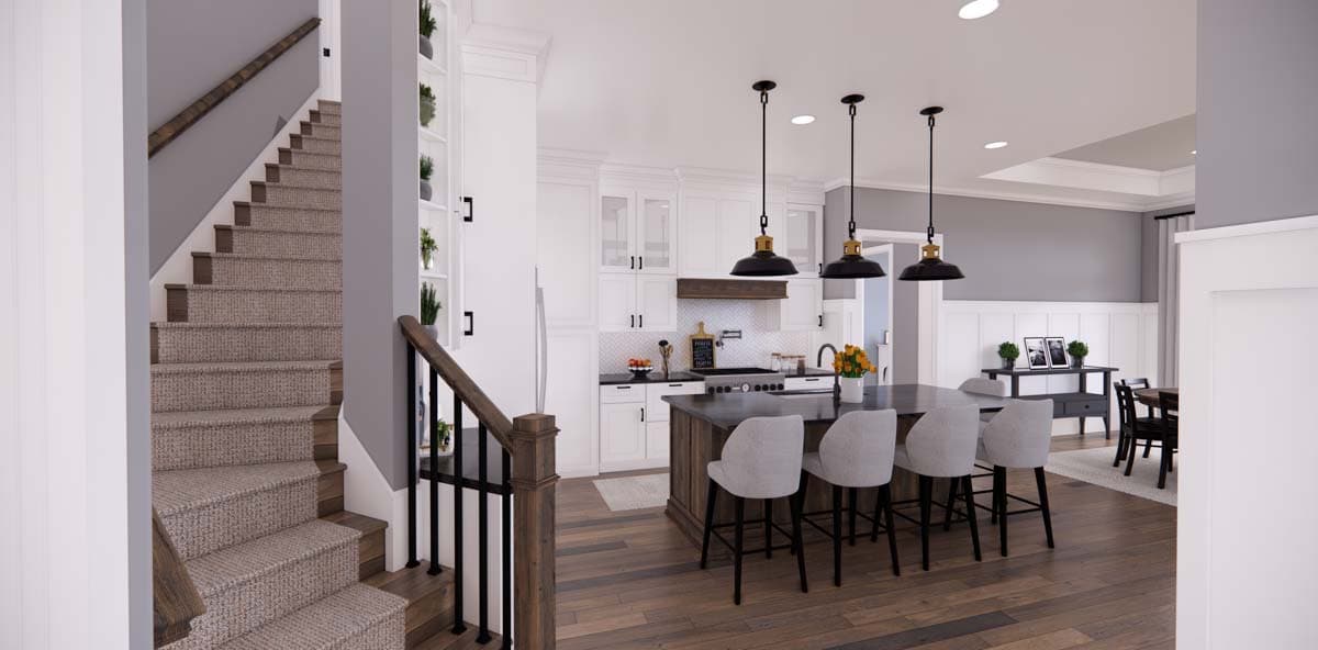 Plan 14785RK: One-Story Modern Farmhouse Plan with Bonus Above Garage - 2112 Sq Ft - Image #26 - Country, Farmhouse, Modern Farmhouse, New American, Ranch