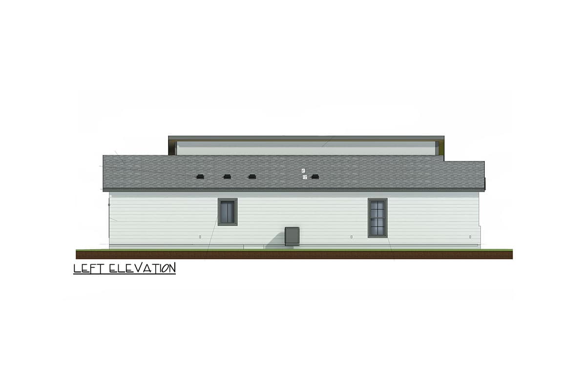 Plan 185001PHD: 3 Bed 2 Bath Modern Style Home Plan - 1464 Sq Ft - Image #24 - Contemporary, Mid Century Modern, Modern