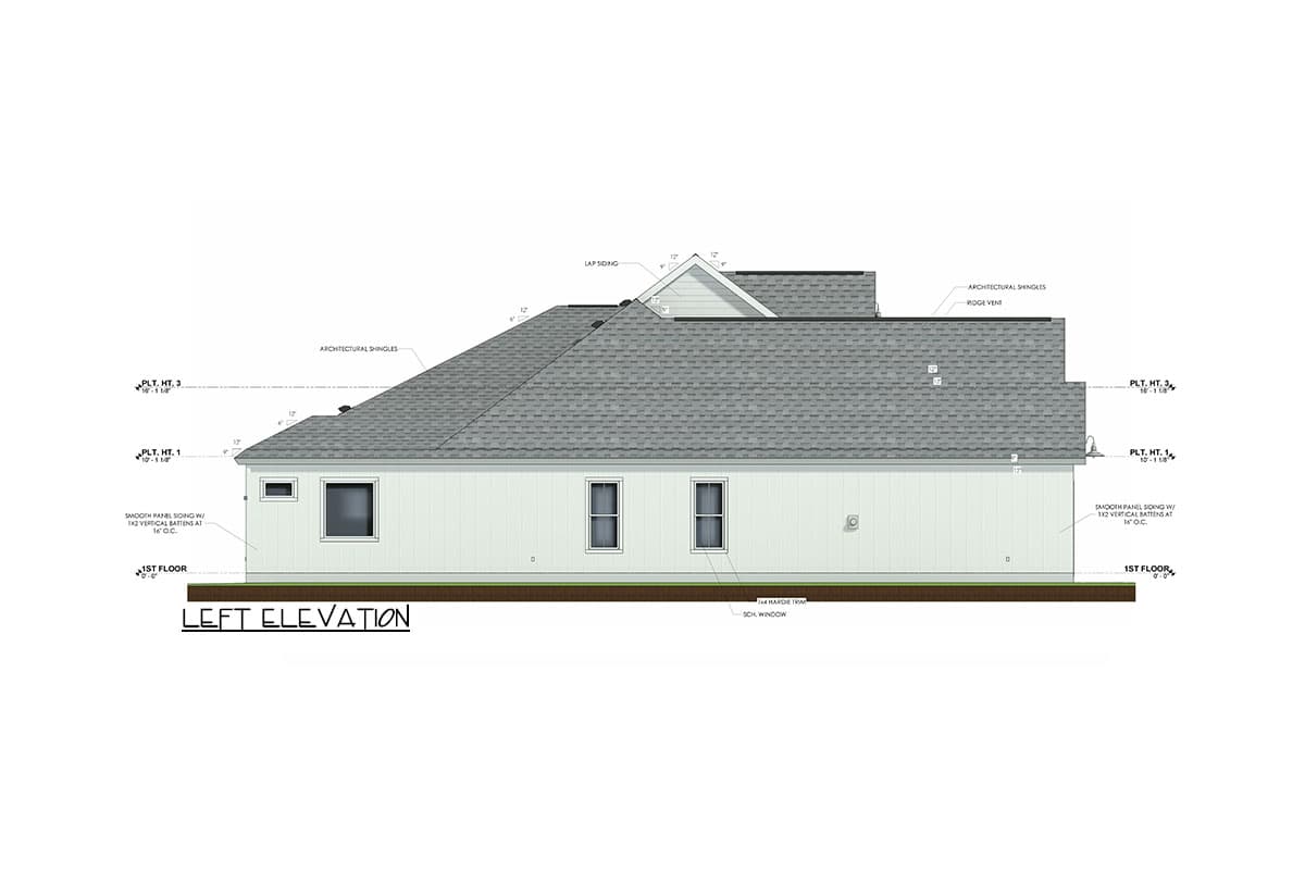 Plan 185012PHD: Modern Farmhouse with Outdoor Kitchen and Fireplace - 2187 Sq Ft - Image #4 - Country, Modern Farmhouse, New American