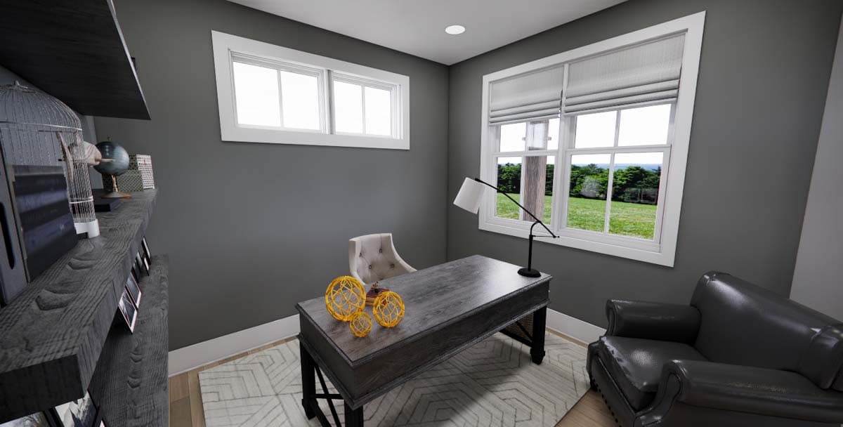 Plan 14787RK: Transitional Farmhouse Plan with Side Porch - 2419 Sq Ft - Image #9 - Country, Farmhouse, Modern Farmhouse, New American, Transitional