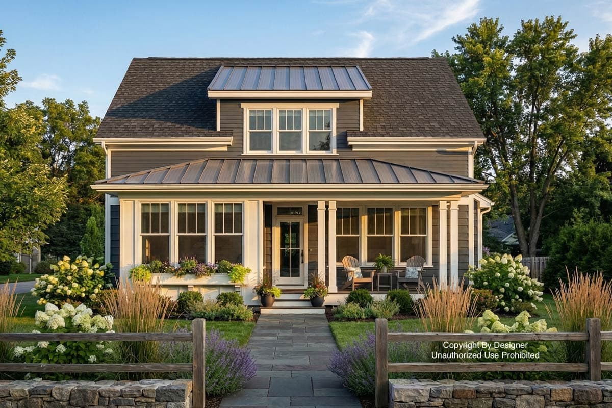 Plan 14789RK: New American House Plan with 4 Beds Plus Bonus - 2272 Sq Ft - Image #1