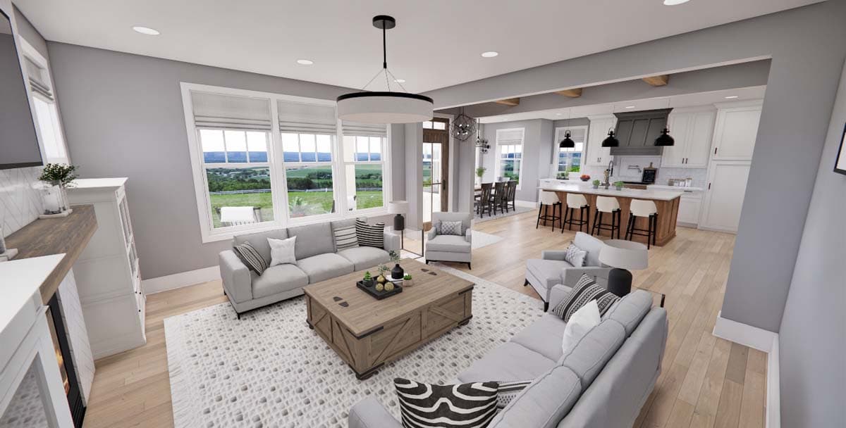 Plan 14789RK: New American House Plan with 4 Beds Plus Bonus - 2272 Sq Ft - Image #6