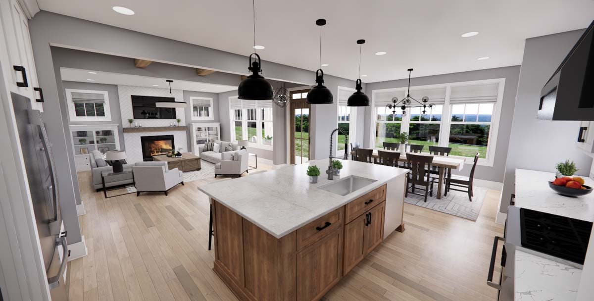 Plan 14789RK: New American House Plan with 4 Beds Plus Bonus - 2272 Sq Ft - Image #12