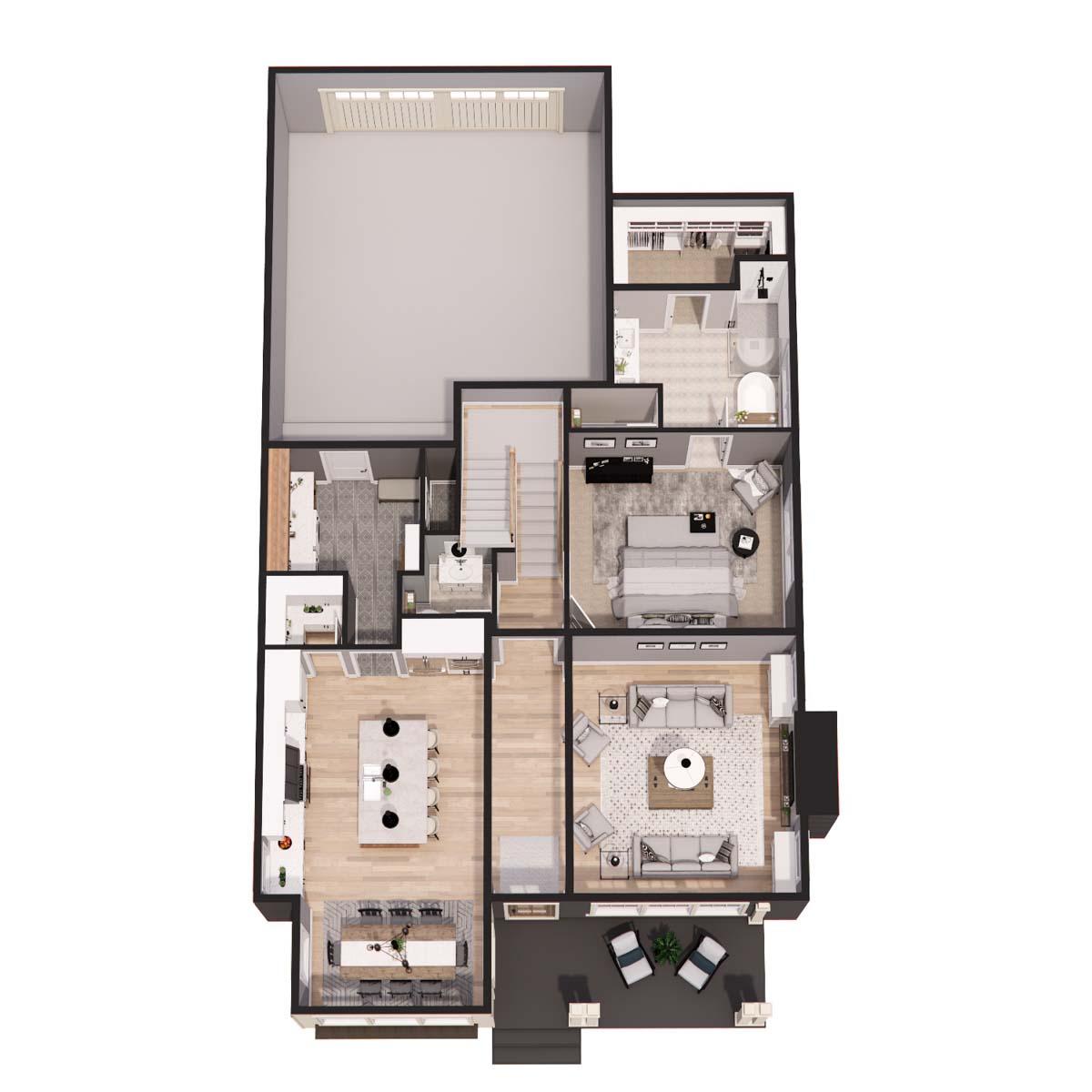 Plan 14789RK: New American House Plan with 4 Beds Plus Bonus - 2272 Sq Ft - Image #36