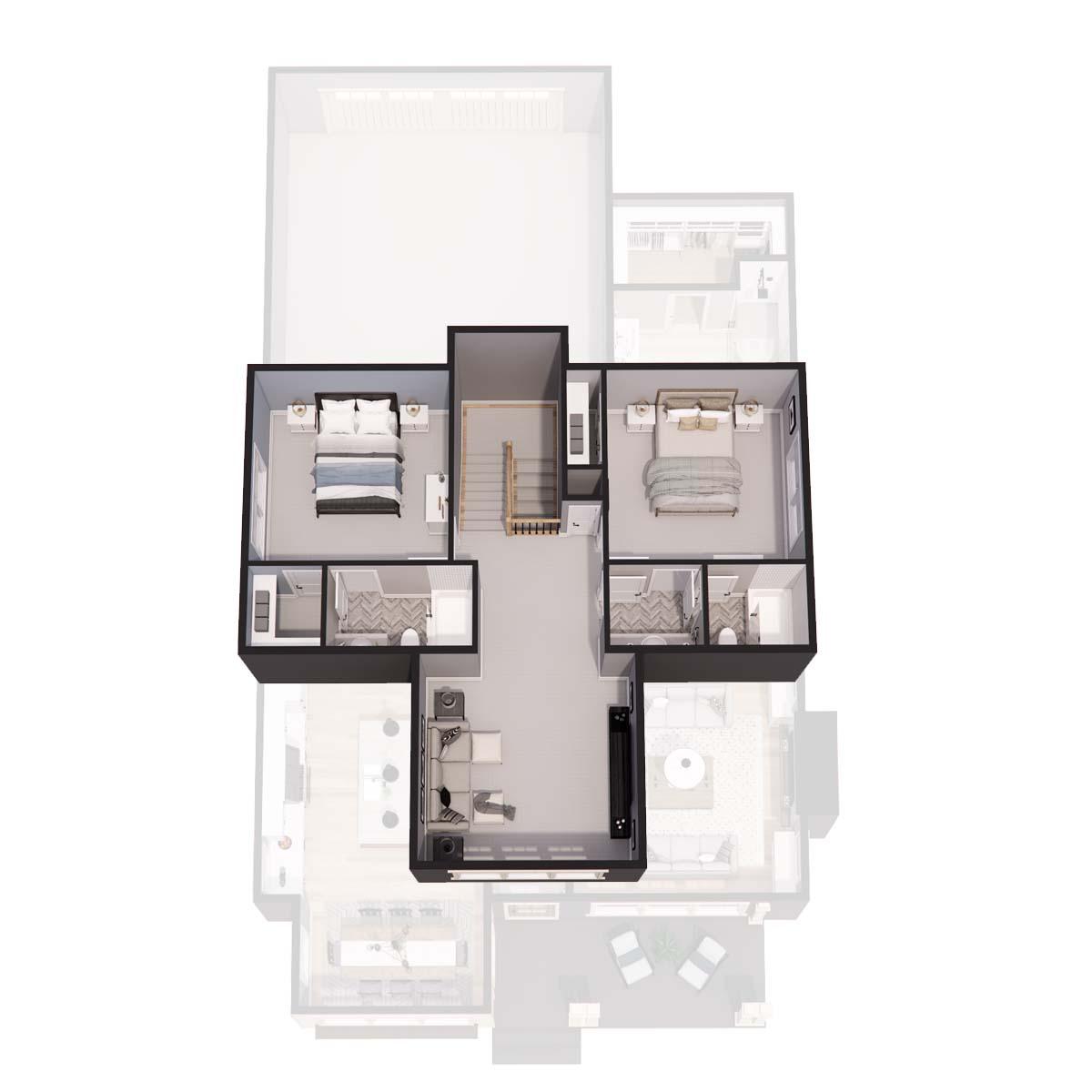 Plan 14789RK: New American House Plan with 4 Beds Plus Bonus - 2272 Sq Ft - Image #37