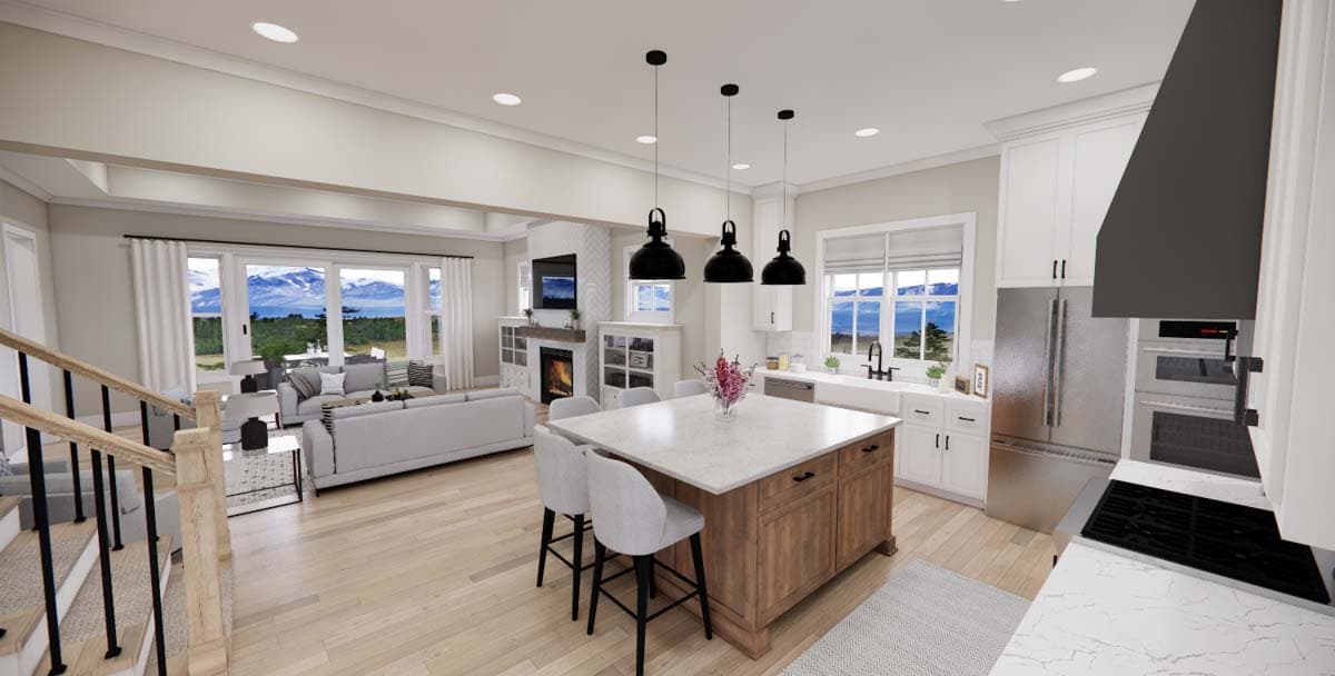 Plan 14790RK: 3 Bed Modern Farmhouse with Bonus Expansion - 2419 Sq Ft - Image #12 - Country, Craftsman, Farmhouse, Modern Farmhouse, New American