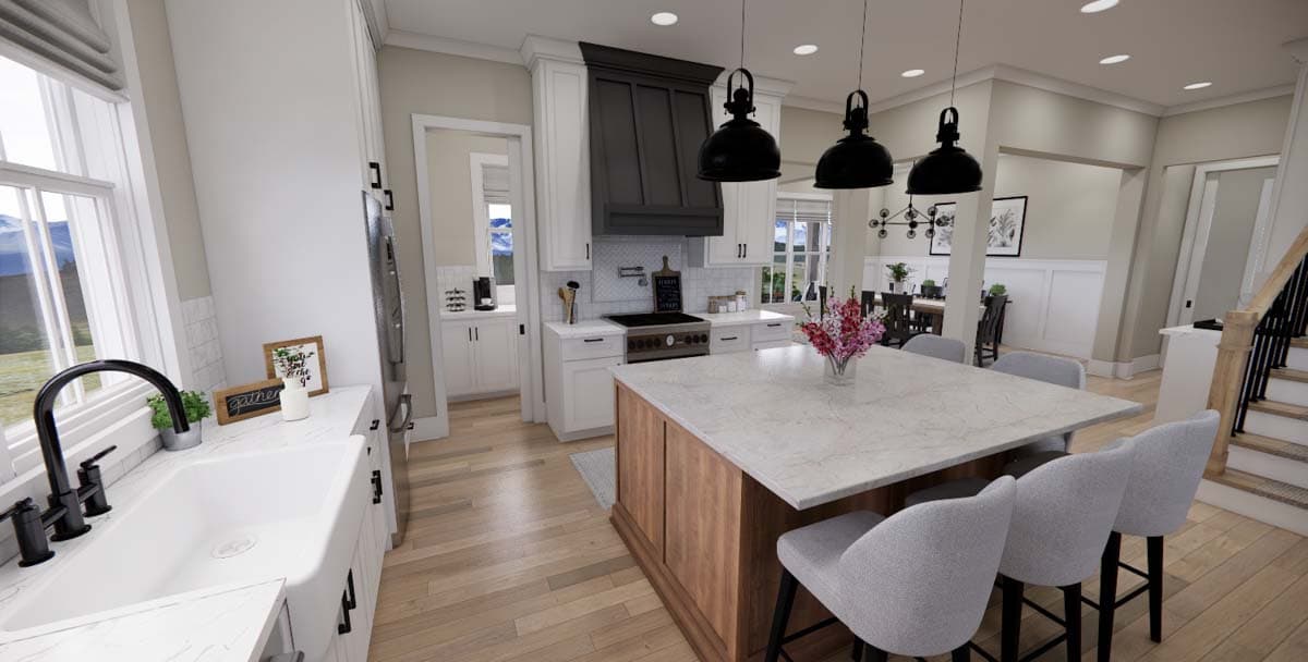 Plan 14790RK: 3 Bed Modern Farmhouse with Bonus Expansion - 2419 Sq Ft - Image #14 - Country, Craftsman, Farmhouse, Modern Farmhouse, New American