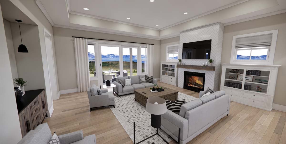 Plan 14790RK: 3 Bed Modern Farmhouse with Bonus Expansion - 2419 Sq Ft - Image #17 - Country, Craftsman, Farmhouse, Modern Farmhouse, New American