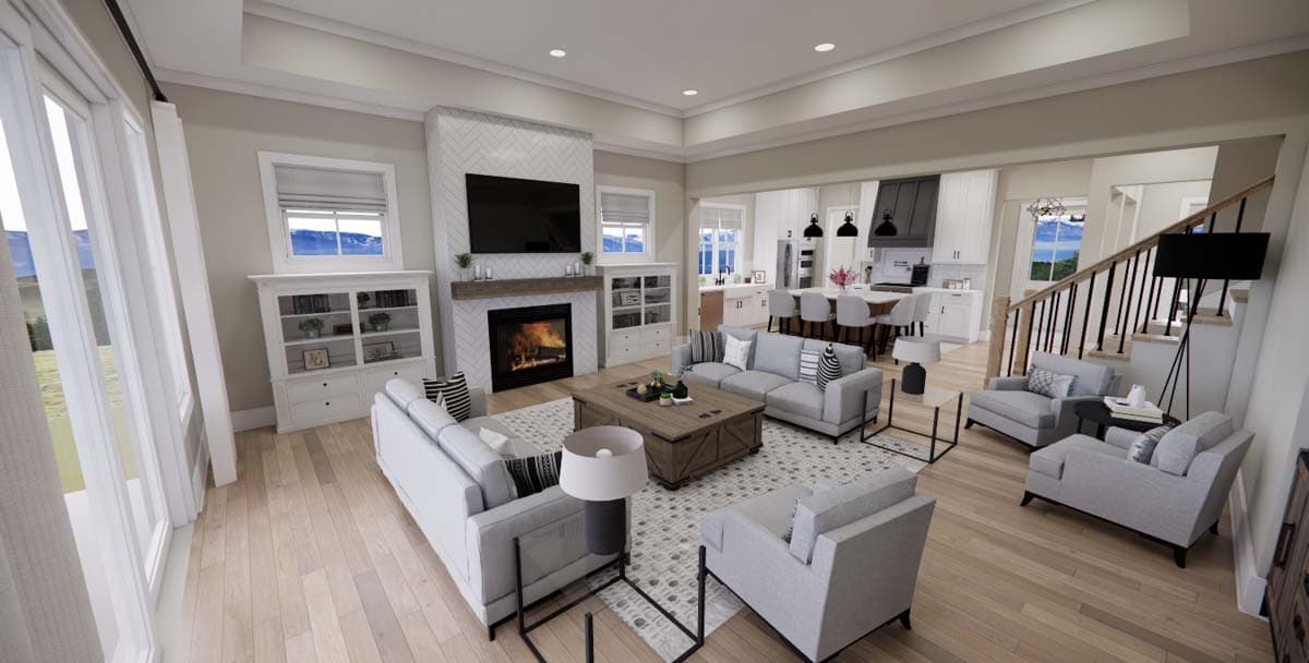 Plan 14790RK: 3 Bed Modern Farmhouse with Bonus Expansion - 2419 Sq Ft - Image #18 - Country, Craftsman, Farmhouse, Modern Farmhouse, New American