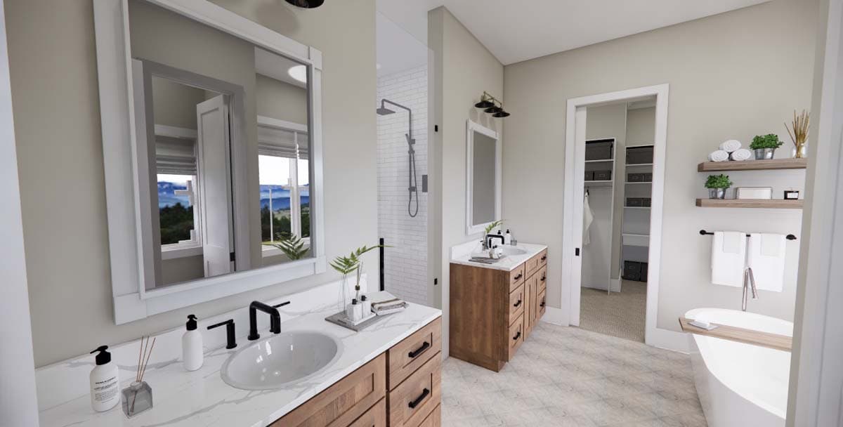 Plan 14790RK: 3 Bed Modern Farmhouse with Bonus Expansion - 2419 Sq Ft - Image #24 - Country, Craftsman, Farmhouse, Modern Farmhouse, New American