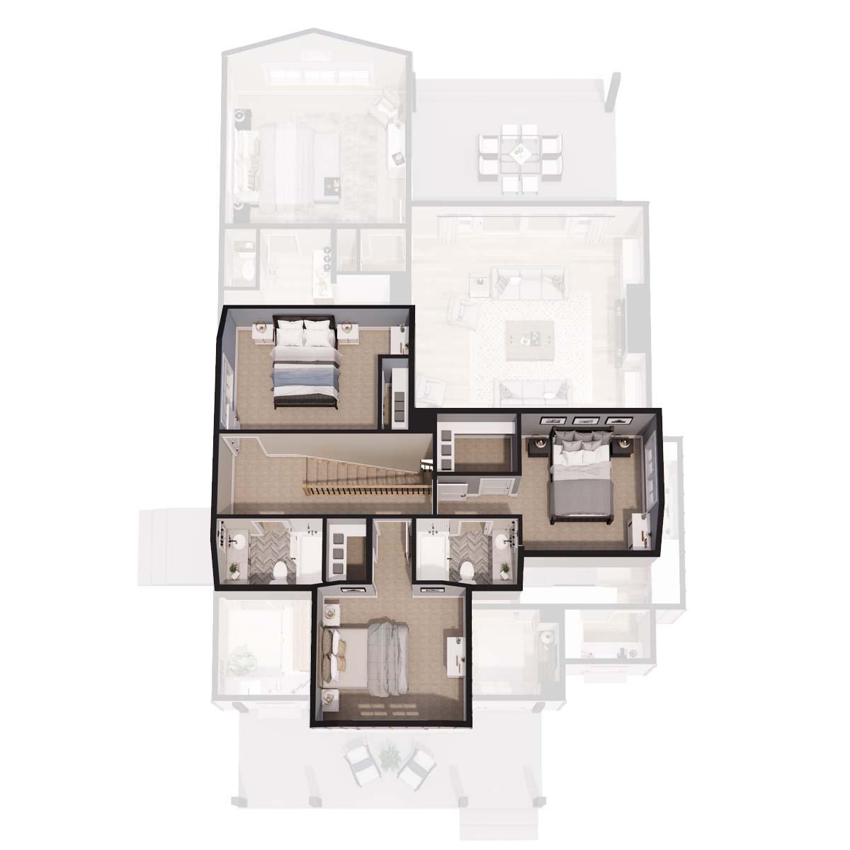 Plan 14790RK: 3 Bed Modern Farmhouse with Bonus Expansion - 2419 Sq Ft - Image #46 - Country, Craftsman, Farmhouse, Modern Farmhouse, New American
