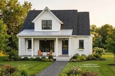 3 Bed Modern Farmhouse with Bonus Expansion - 2419 Sq Ft