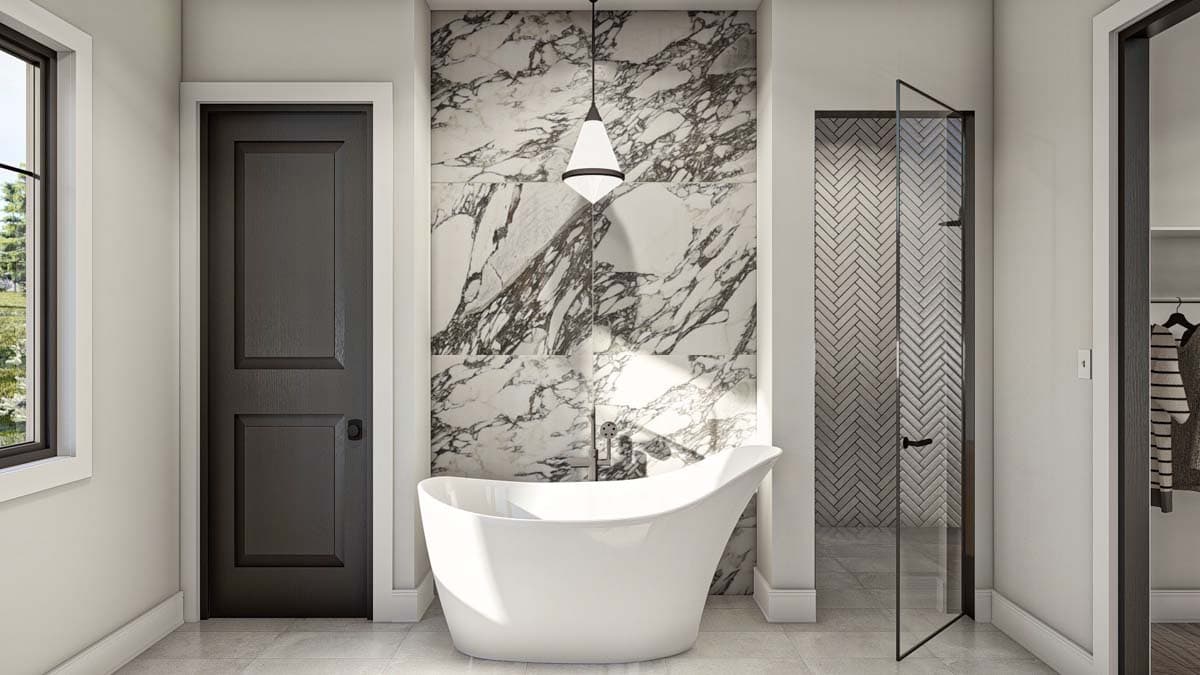 Plan 623305DJ: 2338 Sq Ft Craftsman Lake House Plan with 2-Bedrooms and Lower Level Expansion - Image #12 - Country, Craftsman, Mountain