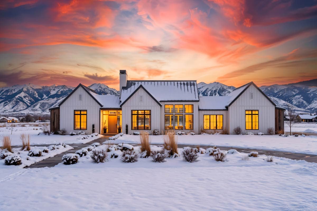 Plan 818095JSS: One-Story Transitional Farmhouse Plan with Spacious Open Concept and Split Bedrooms - Image #12 - Contemporary, Farmhouse, Hill Country, Modern Farmhouse, New American, Transitional
