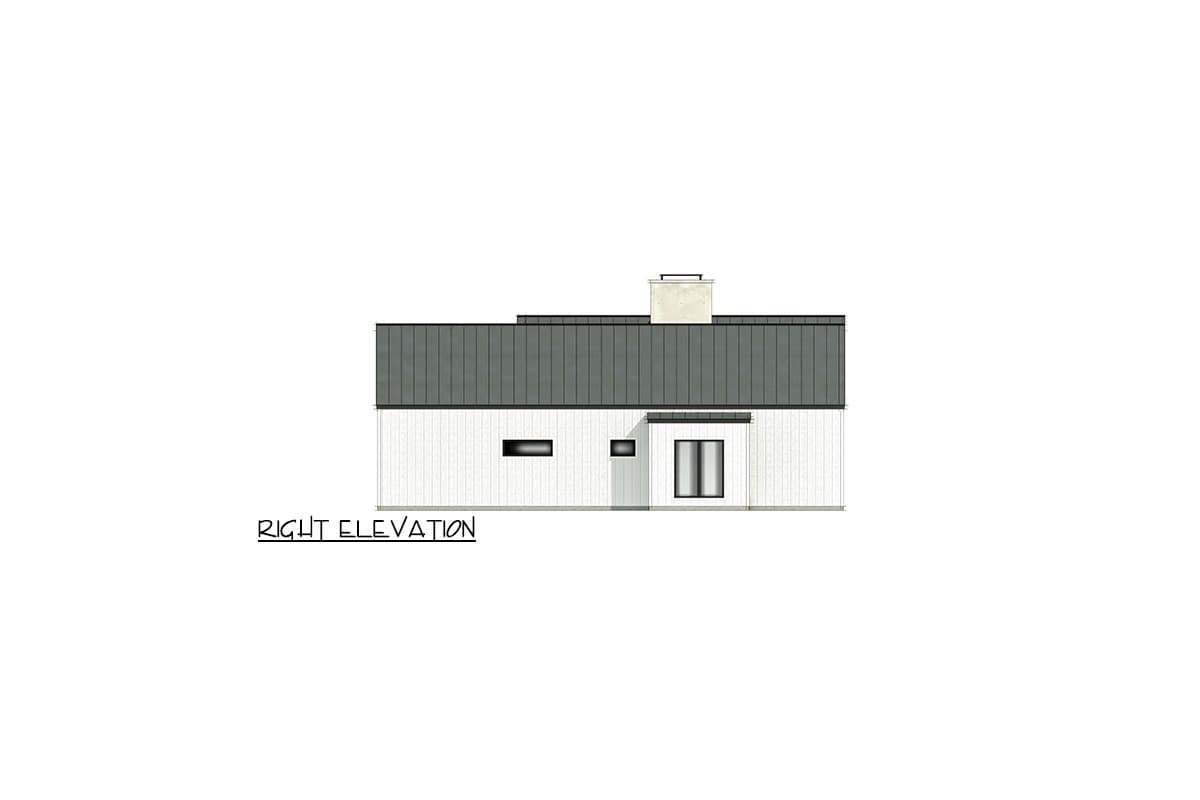 Plan 818095JSS: One-Story Transitional Farmhouse Plan with Spacious Open Concept and Split Bedrooms - Image #10 - Contemporary, Farmhouse, Hill Country, Modern Farmhouse, New American, Transitional