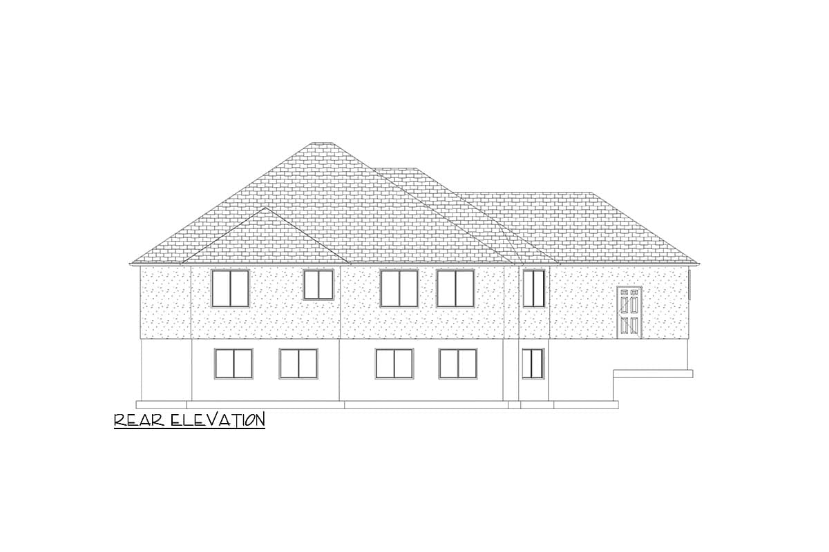 Plan 61475UT: 4 Bed Ranch House Plan with 2-Car Garage - 2356 Sq Ft - Image #10 - Ranch, Traditional