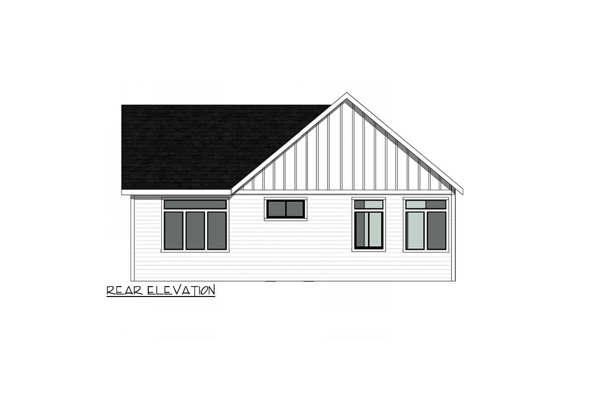 Plan 420123WNT: 800 Square Foot Modern Cottage House Plan - Architectural Designs - Image #4 - Cottage, Country, New American, Traditional
