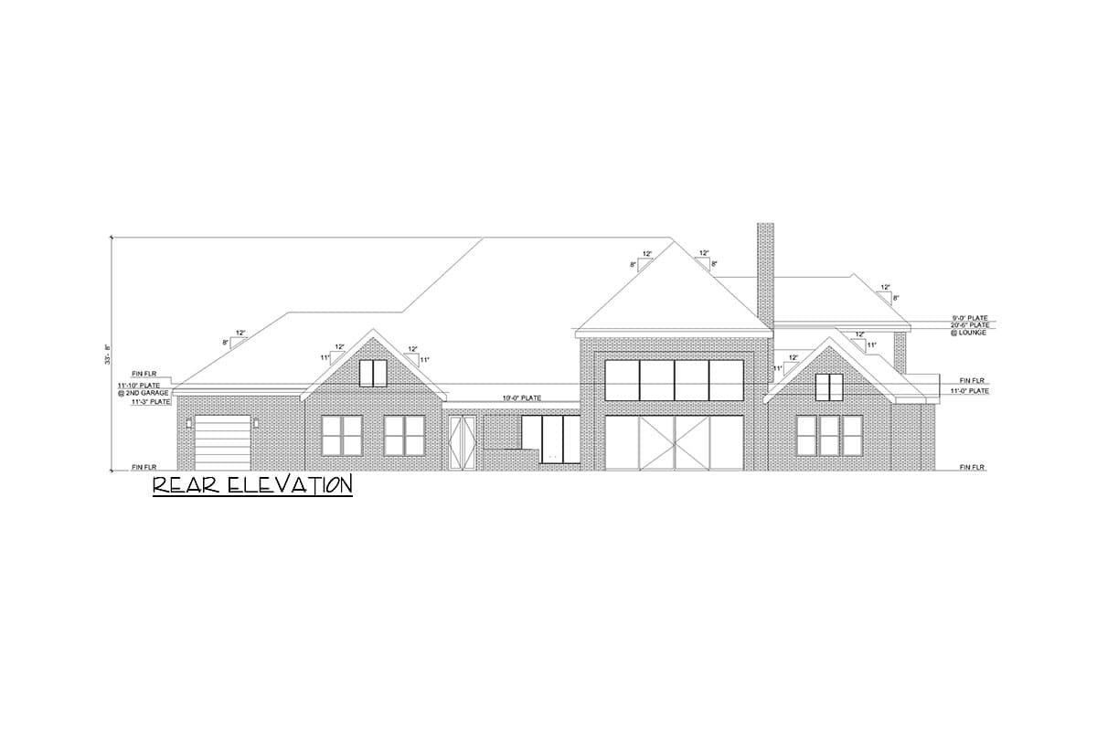 Plan 36695TX: Luxury Hill Country House Plan with 2-Story Family and Dining Rooms - 4575 Sq Ft - Image #12 - European, Hill Country, Transitional