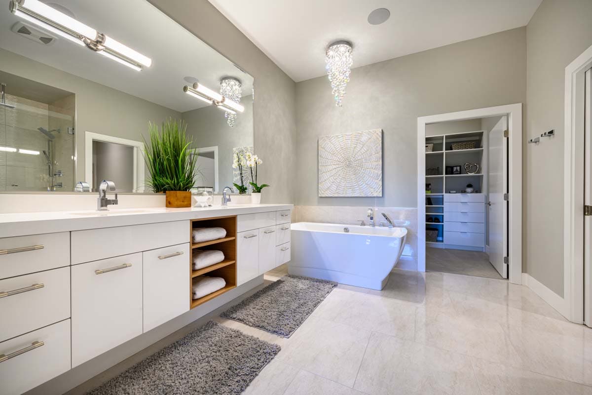 Plan 144101UPR: Mid-Century Modern House Plan with Covered Rear Patio - 3409 Sq Ft - Image #9 - Contemporary, Mid Century Modern, Modern