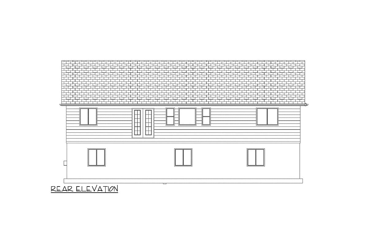 Plan 61476UT: Traditional One-Story Ranch Home Plan with 3 Bedrooms - 1358 Sq Ft - Image #10 - Ranch, Traditional