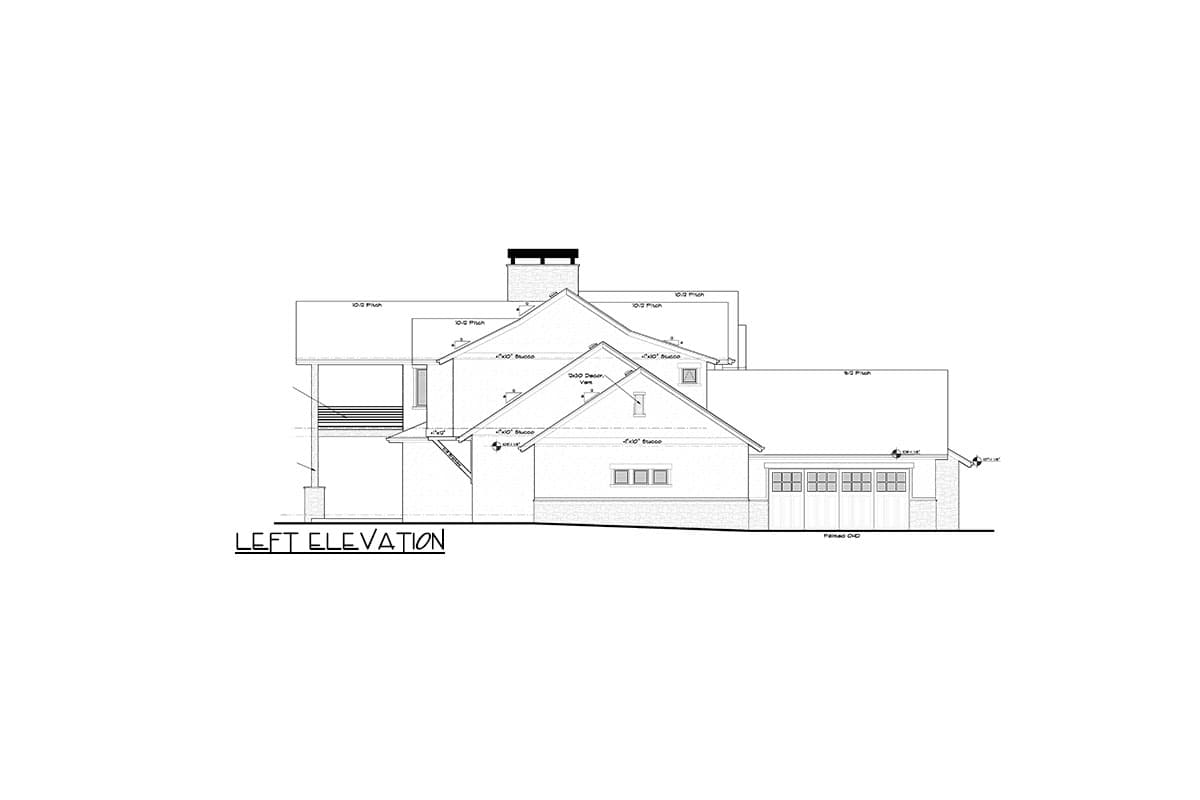 Plan 95229RW: 6 Bed New America House Plan with 3-Car Garage - 4,464 Sq Ft - Image #34 - Craftsman, Mountain, New American, Transitional