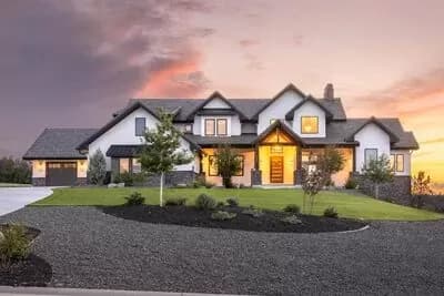 6 Bed New America House Plan with 3-Car Garage - 4,464 Sq Ft
