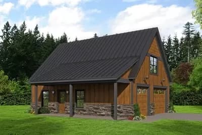 Rustic ADU with Flex Room and Kitchenette Upstairs - 950 Sq Ft