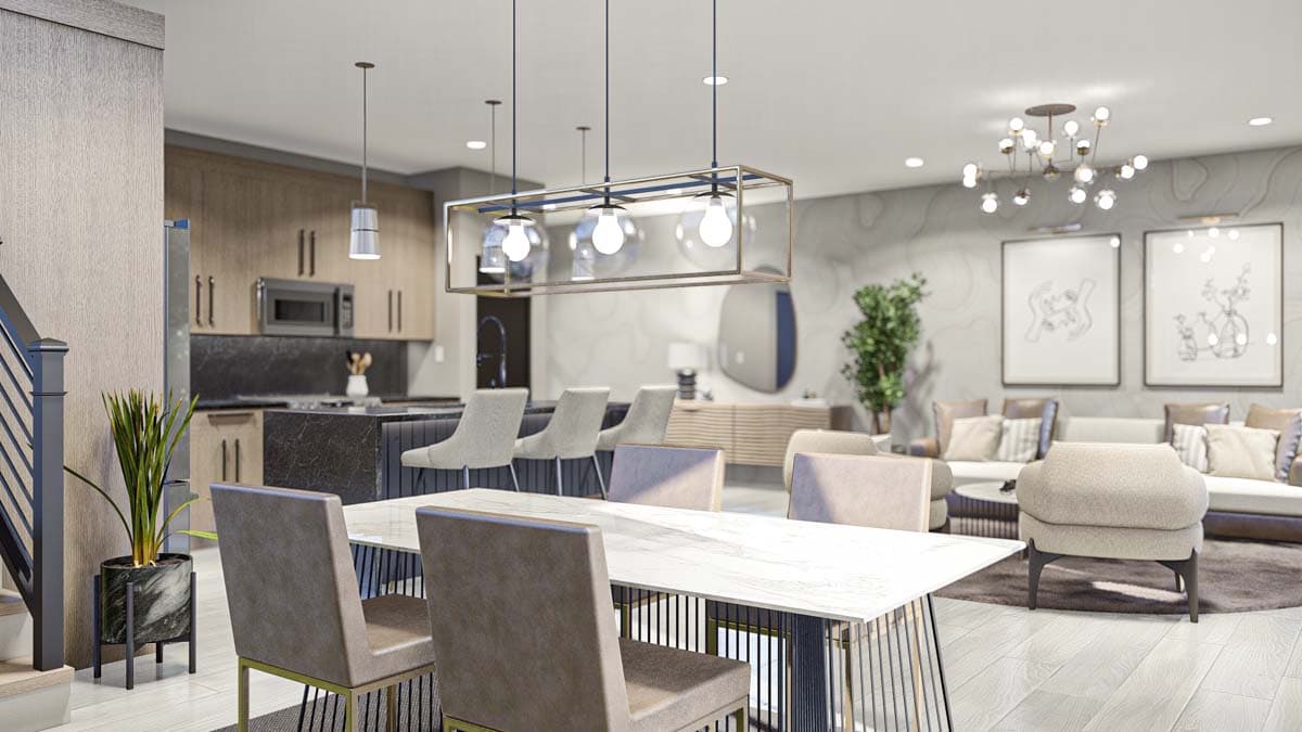 Plan 623309DJ: 3-Bedroom Modern Home Plan with 2-Car Garage - 1593 Sq Ft - Image #8 - Contemporary, Mid Century Modern, Modern, Northwest, Prairie