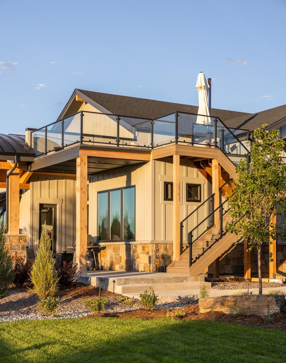 Plan 95230RW: New American House Plan with Roof Deck and Basement Expansion - 2608 Sq Ft - Image #4 - Craftsman, Mountain, New American