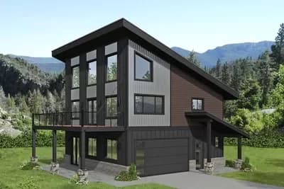 3 Bed Lake House Plan with Spiral Stair-Accessible Loft - 1805 Sq Ft