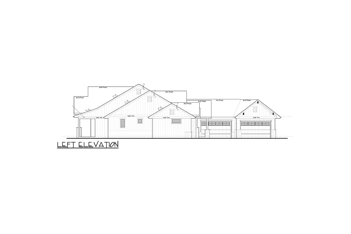 Plan 95234RW: Multi-Generational House Plan with 4-Car Angled Garage - 3526 Sq Ft - Image #4 - Craftsman, Mountain, New American