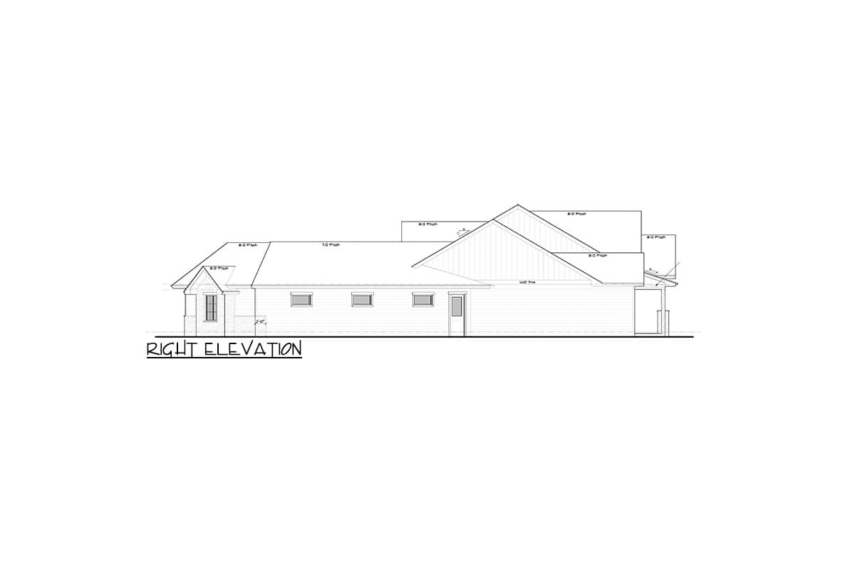 Plan 95234RW: Multi-Generational House Plan with 4-Car Angled Garage - 3526 Sq Ft - Image #6 - Craftsman, Mountain, New American