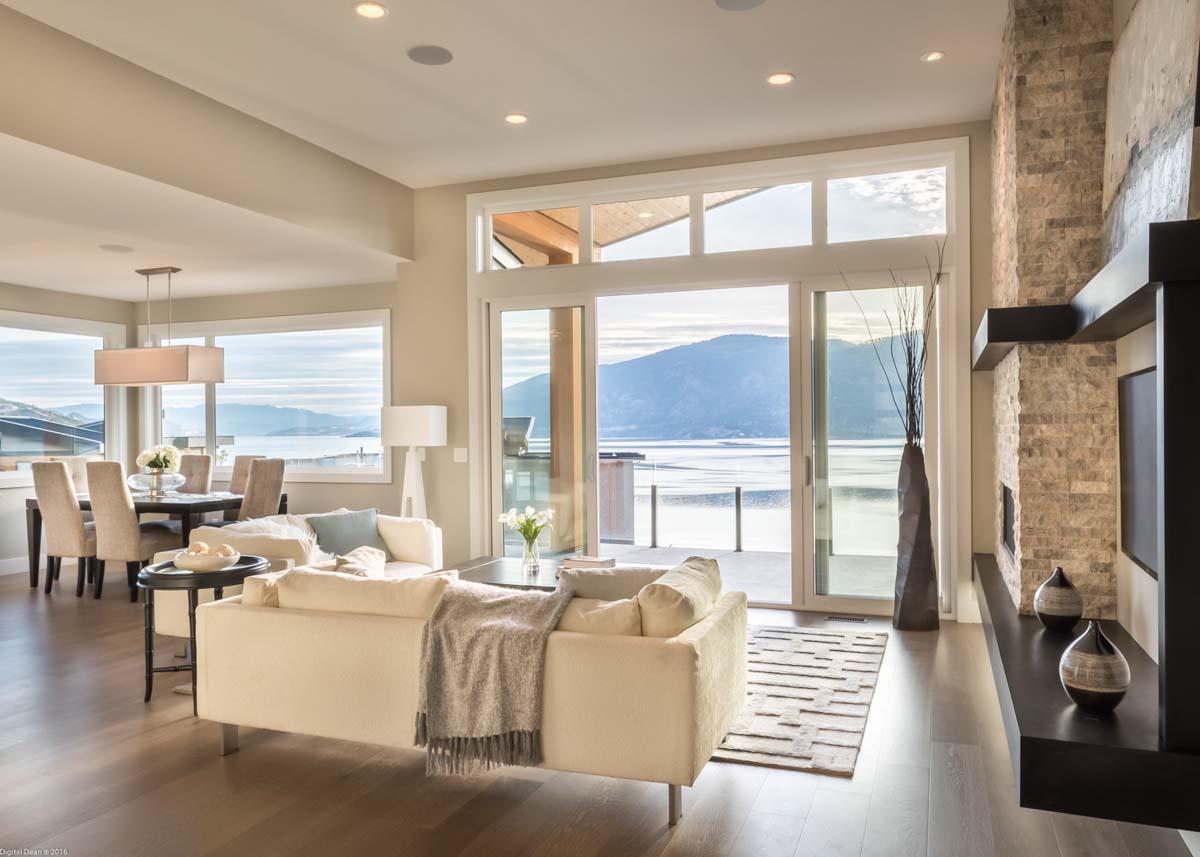 Plan 144102UPR: Modern Lake House Plan with Lower Level Rec Room - 3320 Sq Ft - Image #6 - Mid Century Modern, Modern, New American