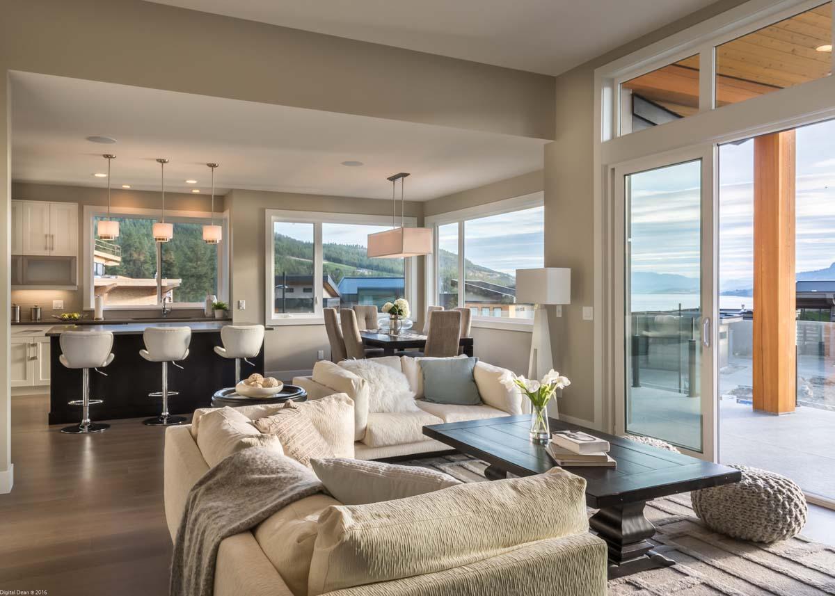 Plan 144102UPR: Modern Lake House Plan with Lower Level Rec Room - 3320 Sq Ft - Image #7 - Mid Century Modern, Modern, New American