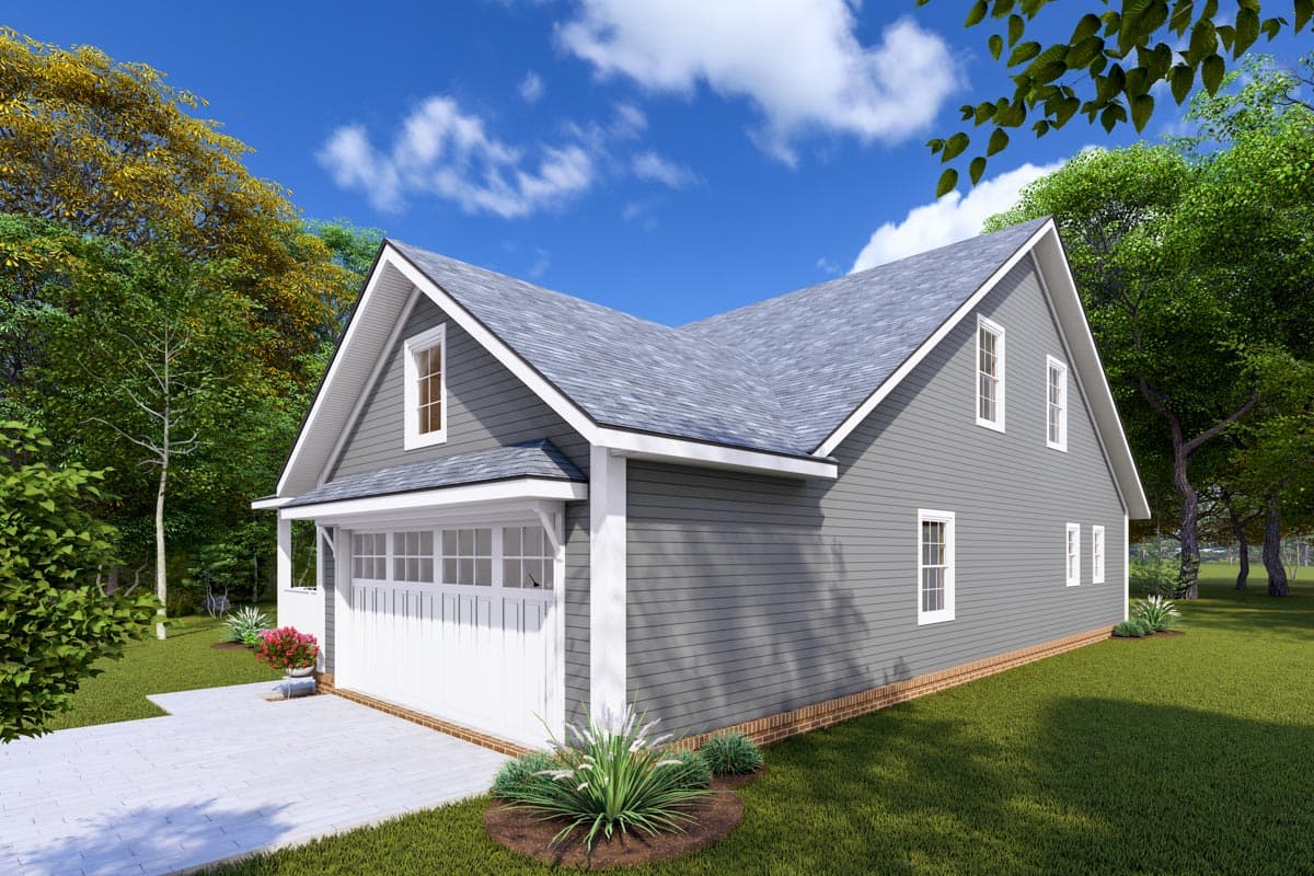 Plan 52333WM: Country House Plan with Upstairs Flex Room - 2025 Sq Ft - Image #5 - Country, Farmhouse, Traditional