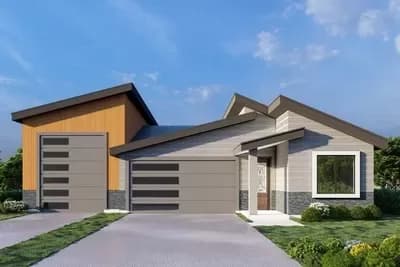 Modern House Plan with RV Garage and Finished Lower Level - 3112 Sq Ft