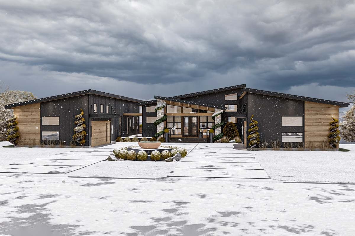 Plan 623310DJ: Luxurious Modern Home Plan with Private Apartment Suite and Basement Expansion Option - 2,921 Sq Ft - Image #21 - Modern, New American