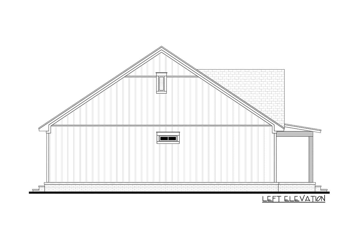 Plan 51952HZ: 2-Bed Country Craftsman Cottage House Plan Under 1000 Sq Ft - Image #4 - Cottage, Country, Craftsman, Modern Farmhouse, New American, Traditional, Vacation
