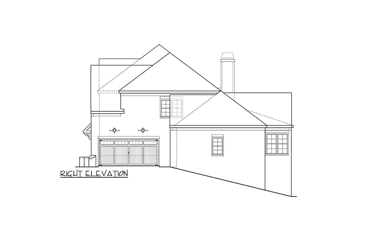 Plan 710431BTZ: Contemporary Acadian-Style House Plan with Painted Brick Exterior - 3568 Sq Ft - Image #4 - Acadian, European, Southern, Southern Traditional, Transitional