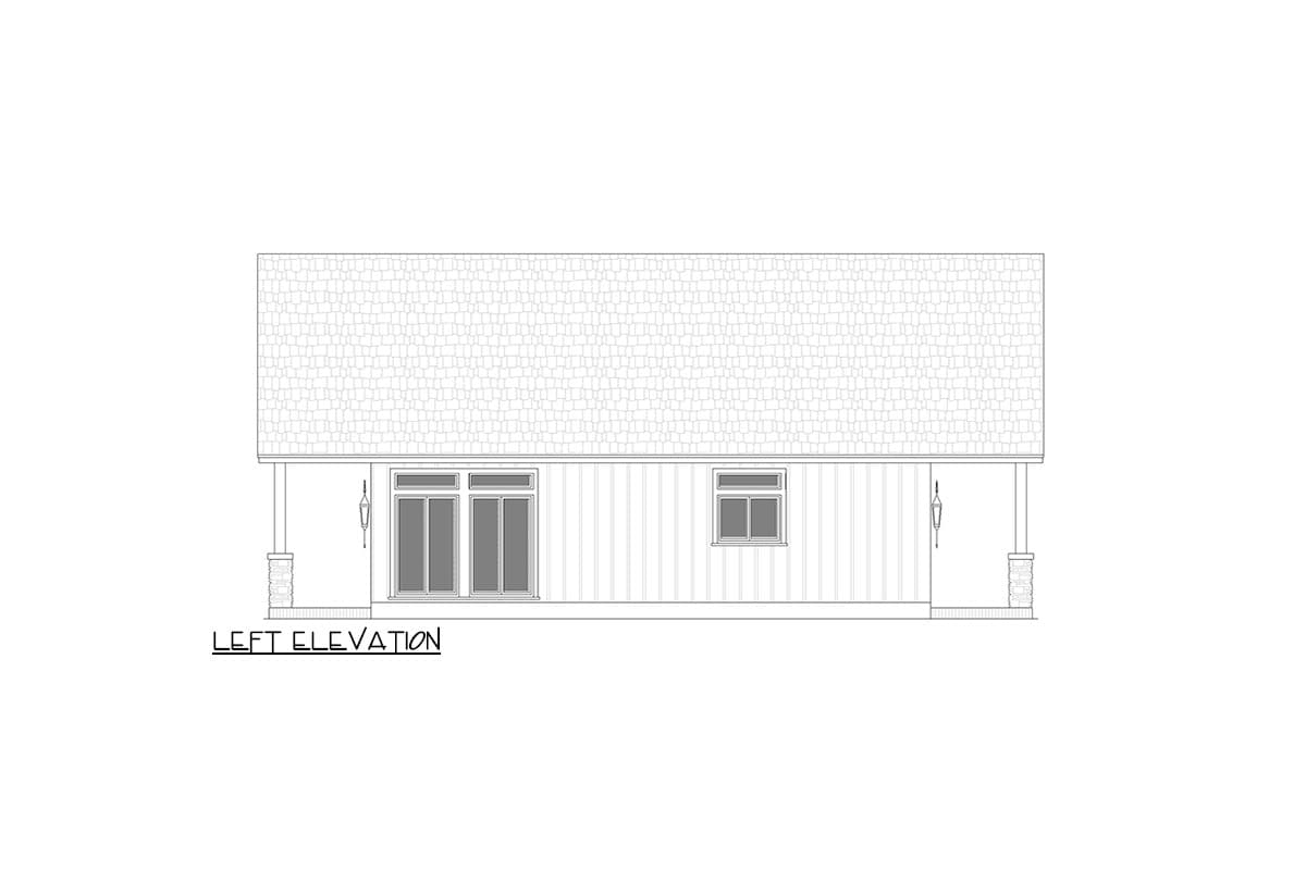 Plan 55233BR: Compact Cottage House Plan with 3 Beds and 2 Floors - Image #8 - Cottage, Country