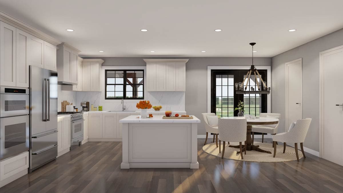 Plan 70868MK: Country Home Plan with 3 Beds and 3 Fresh Air Spaces - 1800 Sq Ft - Image #9 - Country, Ranch, Traditional