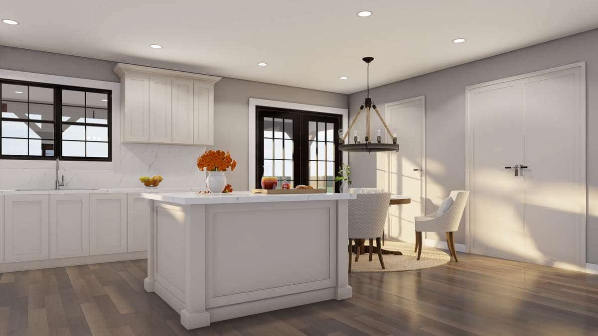 Plan 70868MK: Country Home Plan with 3 Beds and 3 Fresh Air Spaces - 1800 Sq Ft - Image #10 - Country, Ranch, Traditional