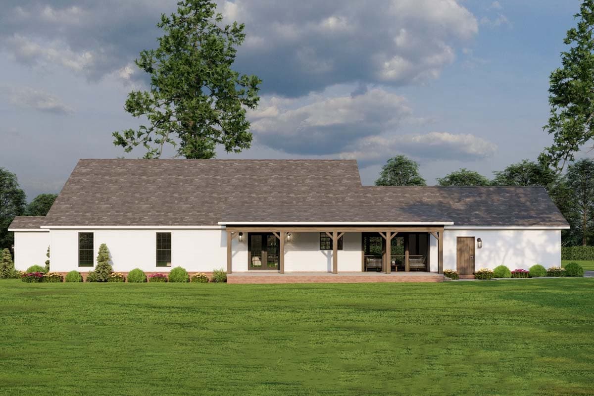 Plan 70868MK: Country Home Plan with 3 Beds and 3 Fresh Air Spaces - 1800 Sq Ft - Image #12 - Country, Ranch, Traditional