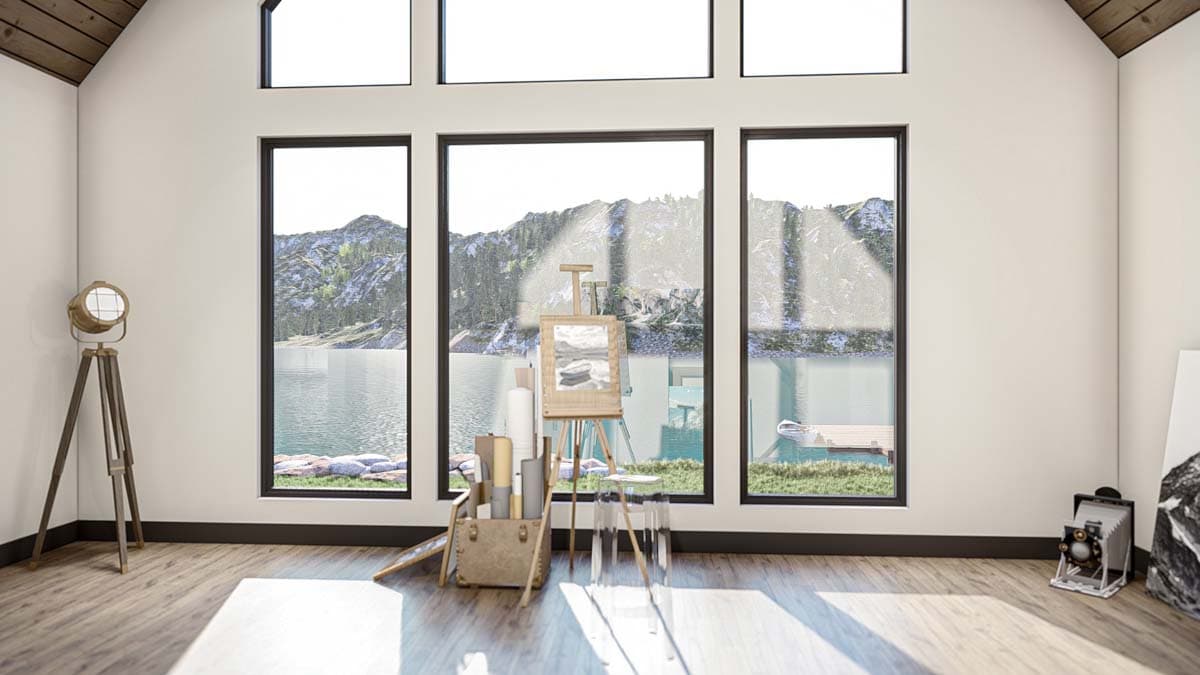 Plan 623311DJ: Mountain Retreat with Wrap Around Deck and a Vaulted Central Core - 2813 Sq Ft - Image #18 - Contemporary, Country, Mountain, New American, Scandinavian