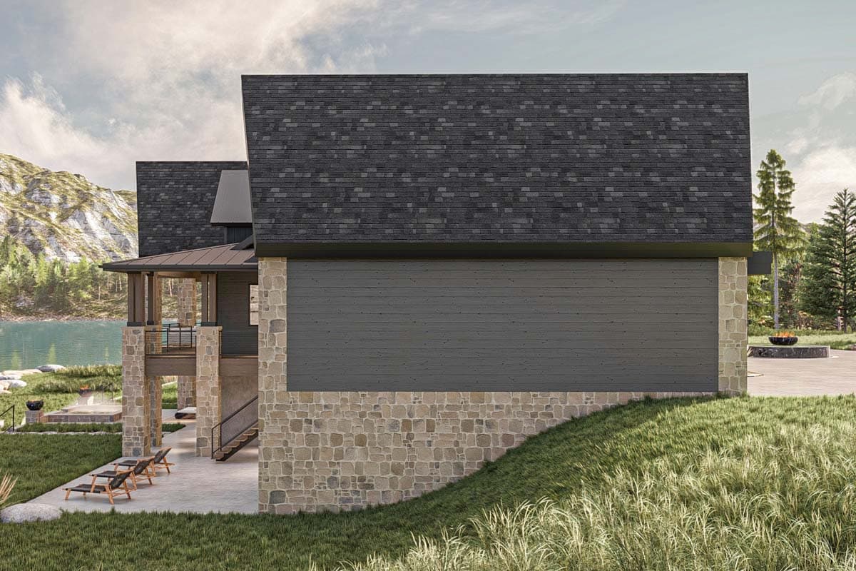Plan 623311DJ: Mountain Retreat with Wrap Around Deck and a Vaulted Central Core - 2813 Sq Ft - Image #22 - Contemporary, Country, Mountain, New American, Scandinavian