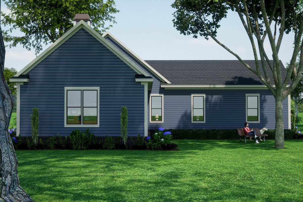 Plan 86401HH: 3 Bed Country House Plan with Front and Back Porches - 1631 Sq Ft - Image #4 - Country, Ranch, Traditional